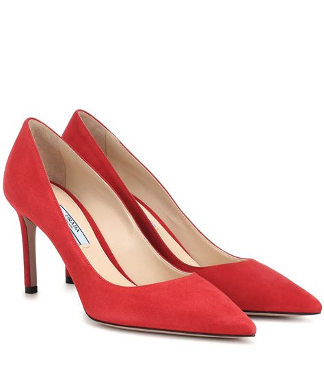 prada red suede pumps|prada pumps nordstrom.